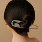 Large Metal Safety Pin Hair Clip – Minimalist Oversized Safety Pin Hairpin & Aesthetic Hair Accessory